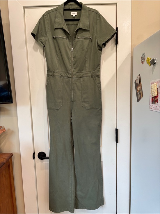pistola Pants - Pistola Martina Short Sleeve Flare Jumpsuit